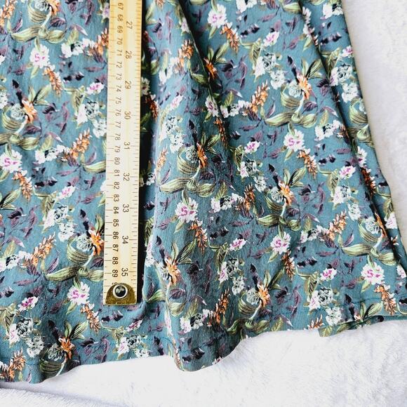 Lindy Bop Retro Pin Up Rockabilly Fit and Flare Floral Swing Dress Size Small - Picture 11 of 11